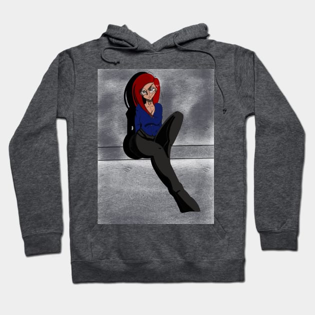 Nerdy Redhead Hoodie by DragoniteDesigns